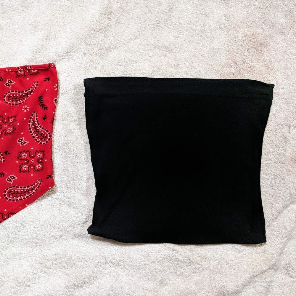 Topshop Moto, Boob tube top size UK 10 / US 8